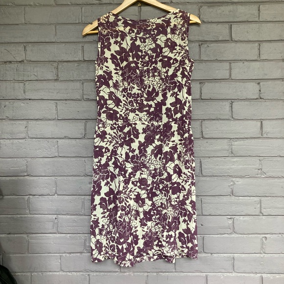 Comrags silk v-neck sheer dress, midi - Picture 6 of 9